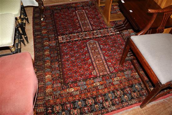 Eastern red ground rug